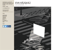 Tablet Screenshot of evavazquezdibujos.com